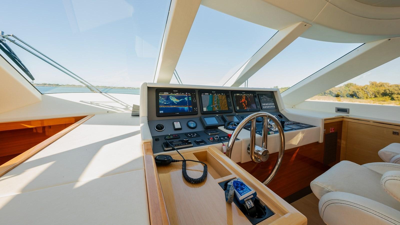 inside of a plane aboard OHANA Yacht for Sale