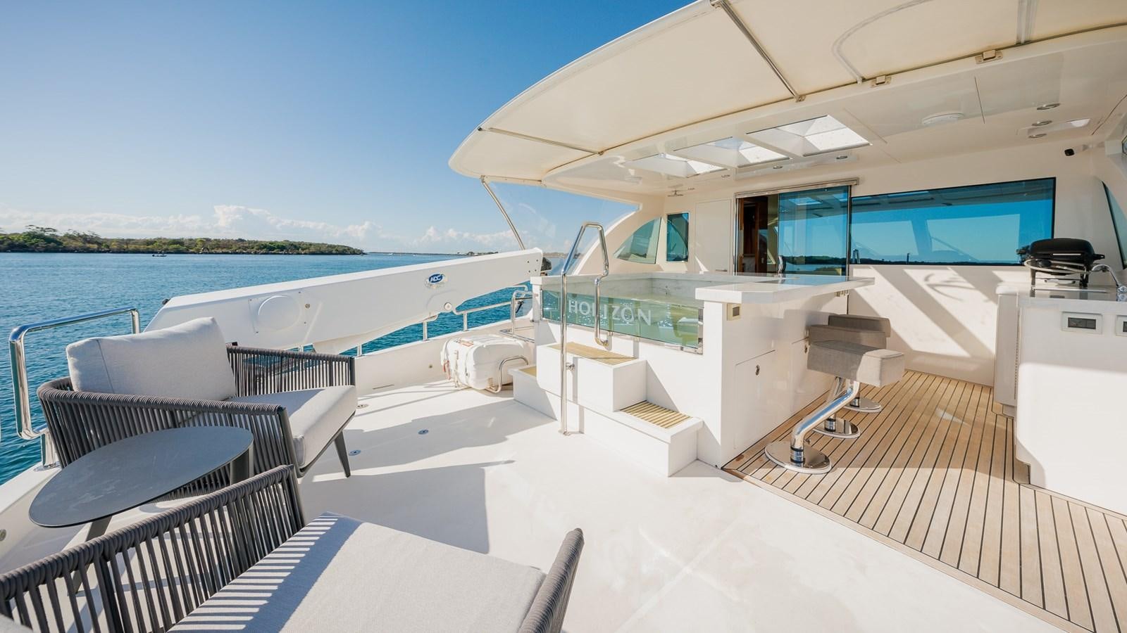 a boat on the water aboard OHANA Yacht for Sale