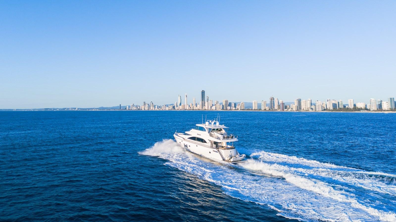 a boat on the water aboard OHANA Yacht for Sale