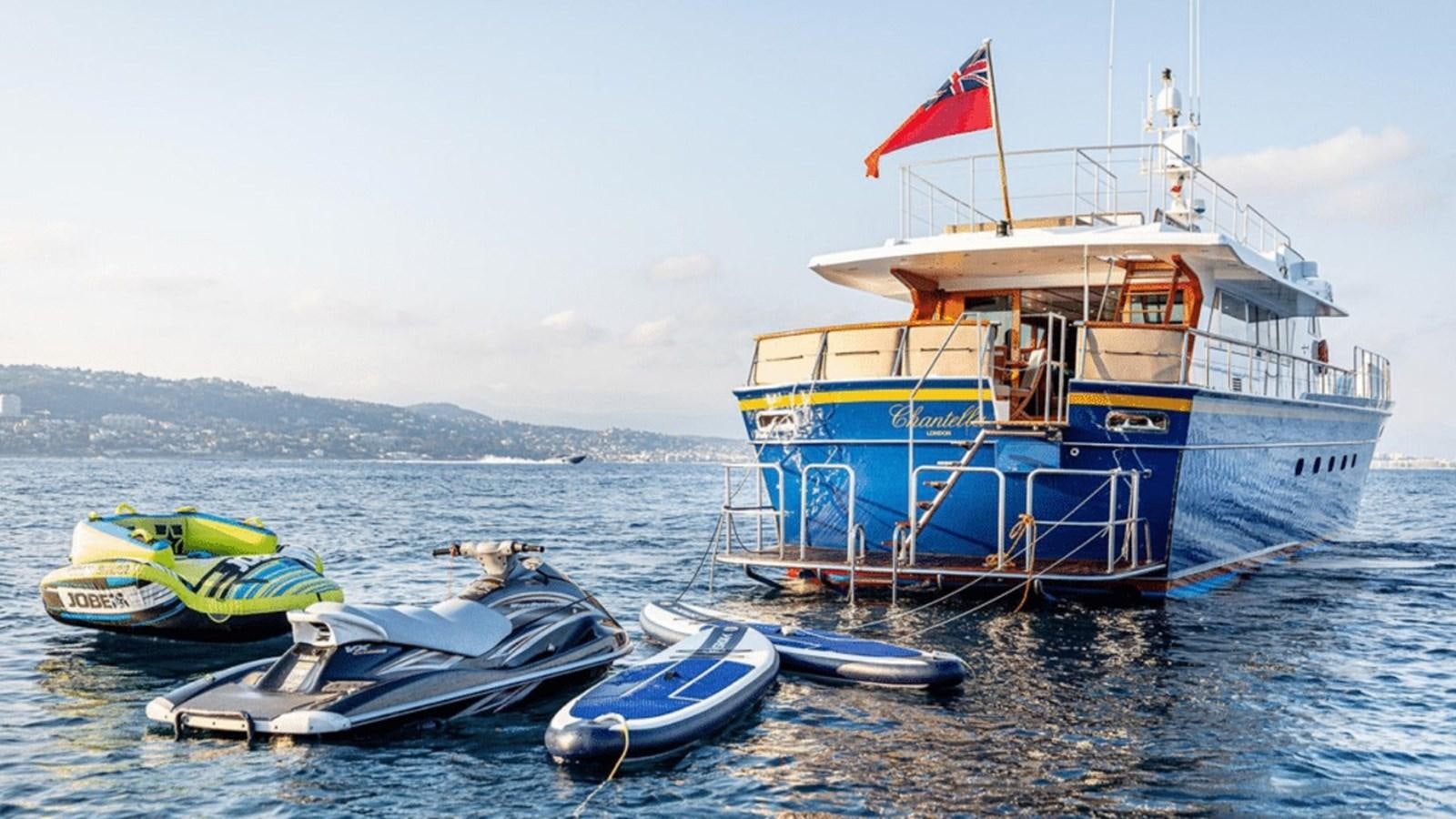 boats on the water aboard CHANTELLA Yacht for Sale