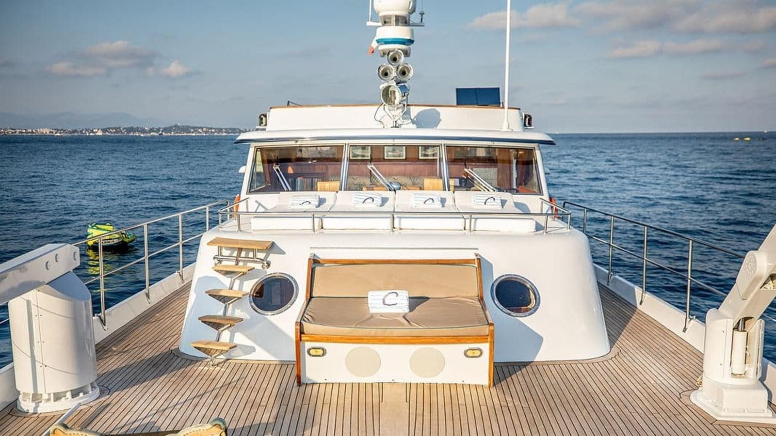 a boat on the water aboard CHANTELLA Yacht for Sale