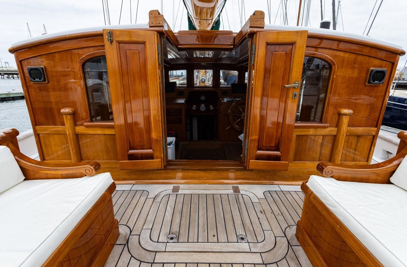 a boat on the water aboard HERMITAGE Yacht for Sale