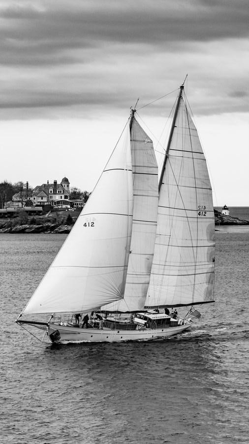 a sailboat on the water aboard HERMITAGE Yacht for Sale