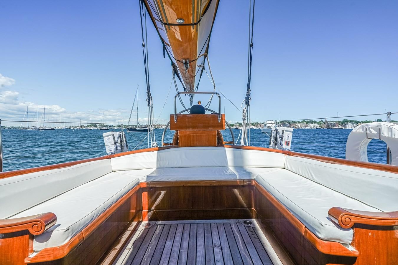 a boat on the water aboard HERMITAGE Yacht for Sale