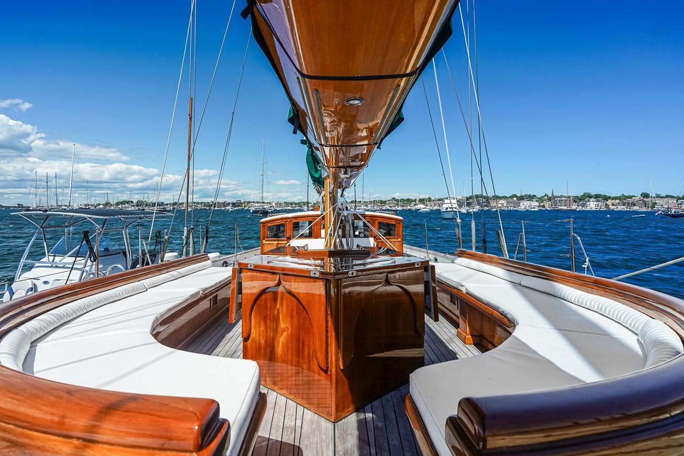 a boat on the water aboard HERMITAGE Yacht for Sale