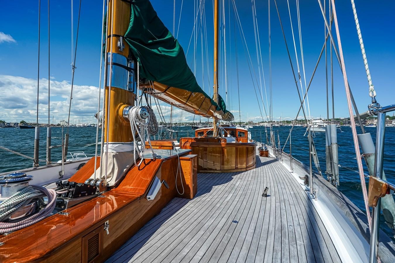a boat on the water aboard HERMITAGE Yacht for Sale