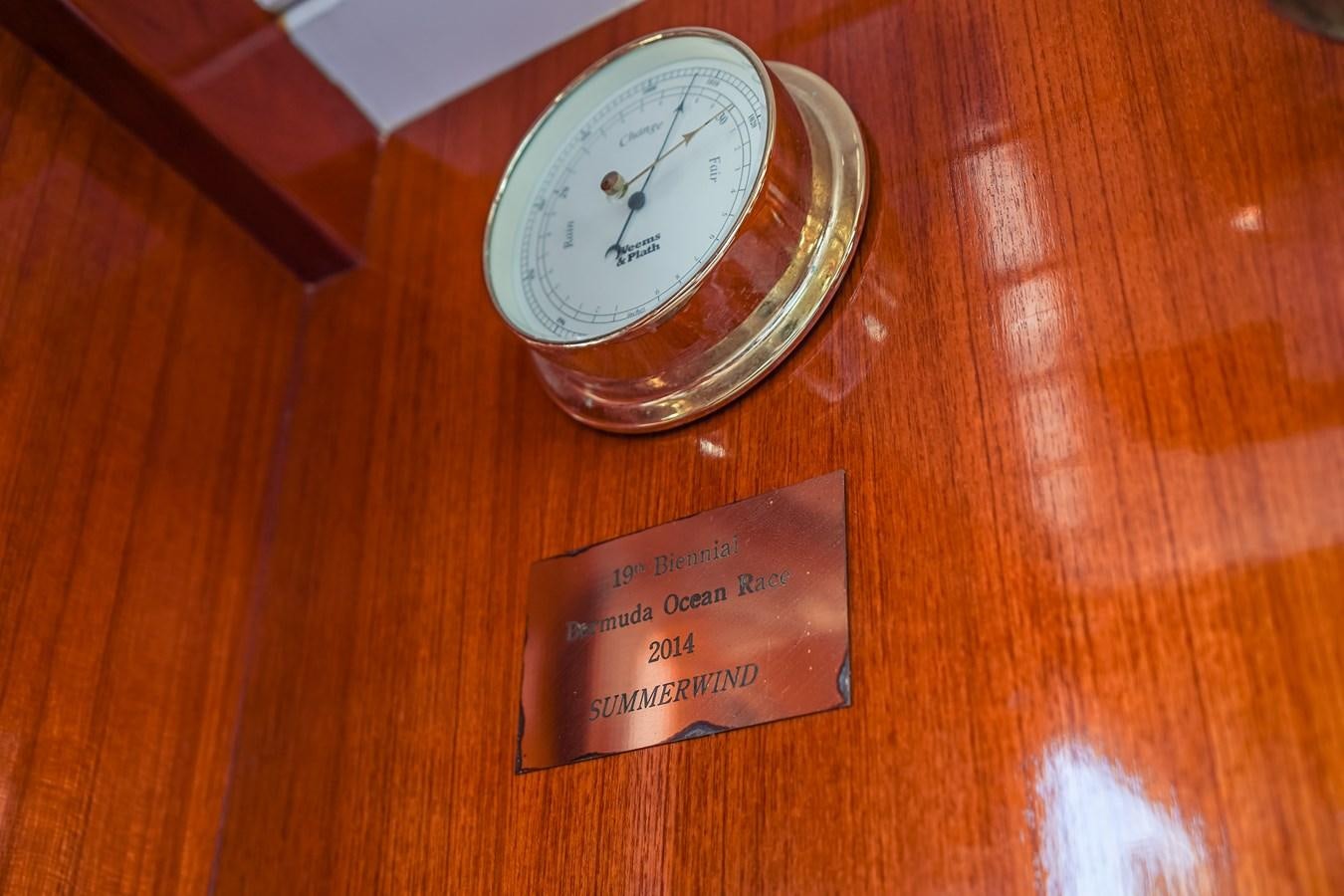 a watch on a table aboard HERMITAGE Yacht for Sale