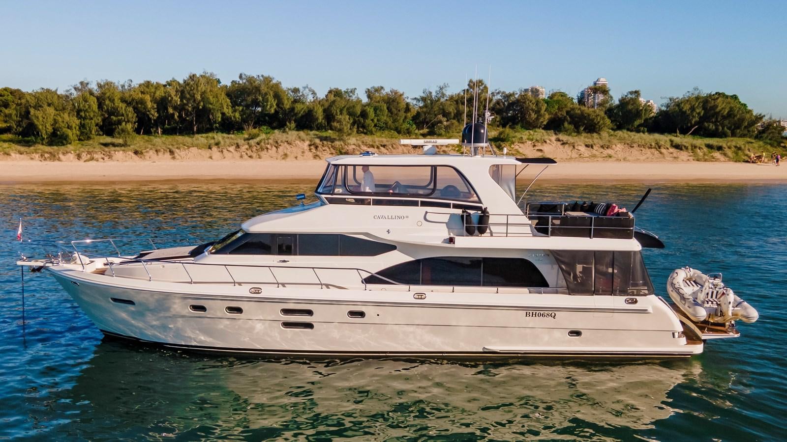 a boat in the water aboard CAVALLINO III Yacht for Sale