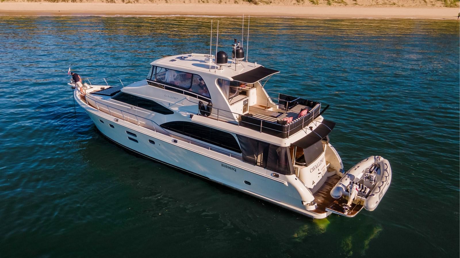 a boat in the water aboard CAVALLINO III Yacht for Sale