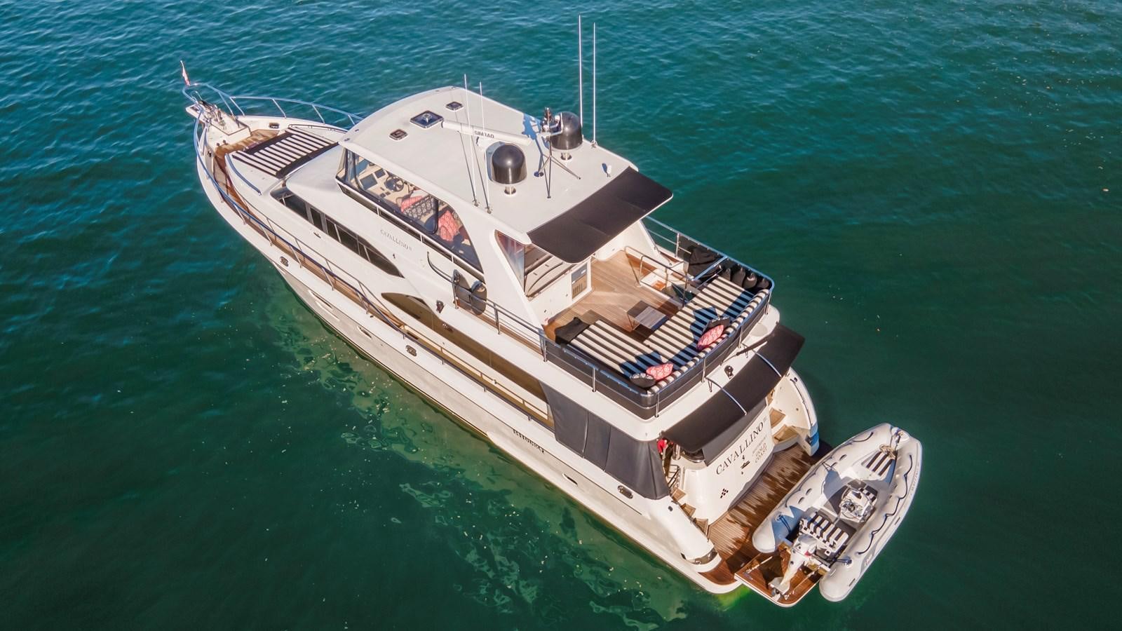 a boat in the water aboard CAVALLINO III Yacht for Sale