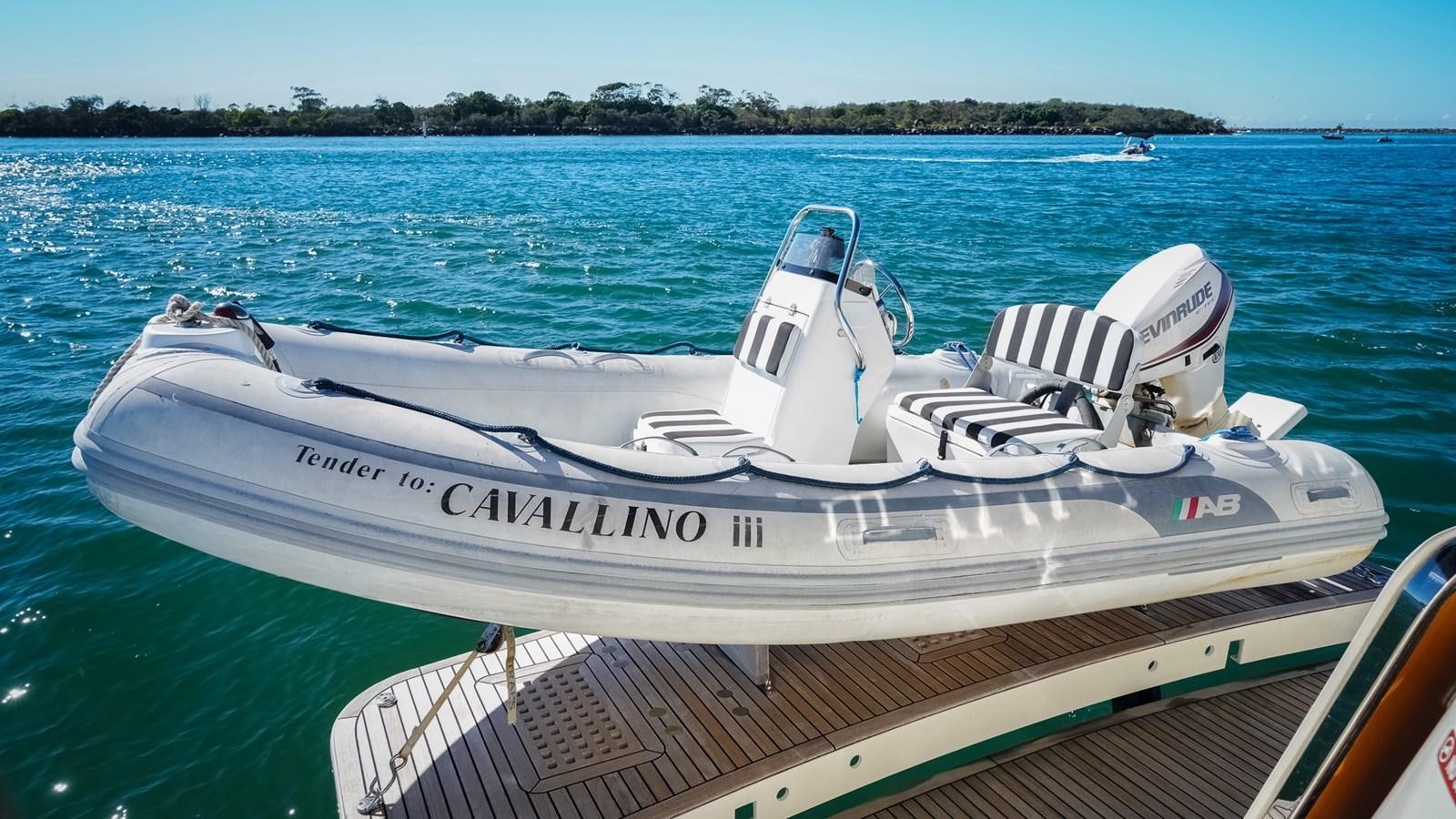 a boat on the water aboard CAVALLINO III Yacht for Sale