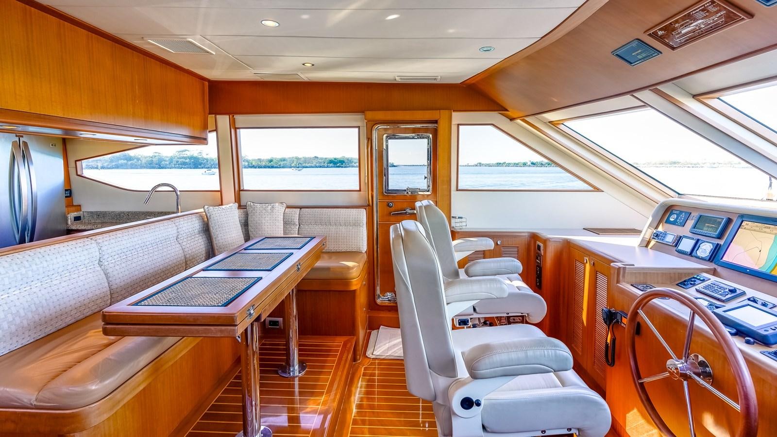 inside of a train aboard CAVALLINO III Yacht for Sale