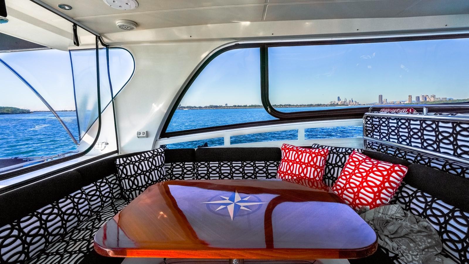 the inside of a boat aboard CAVALLINO III Yacht for Sale