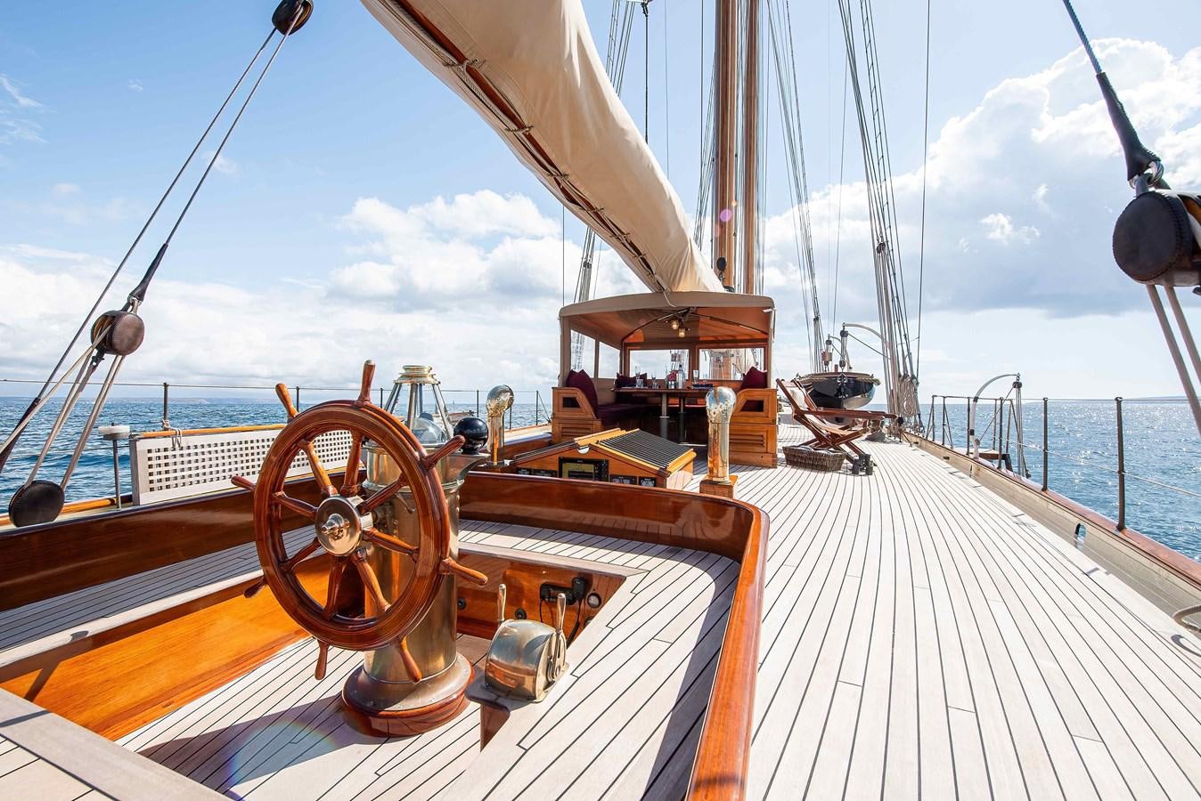 a boat on the water aboard MARIETTE OF 1915 Yacht for Sale