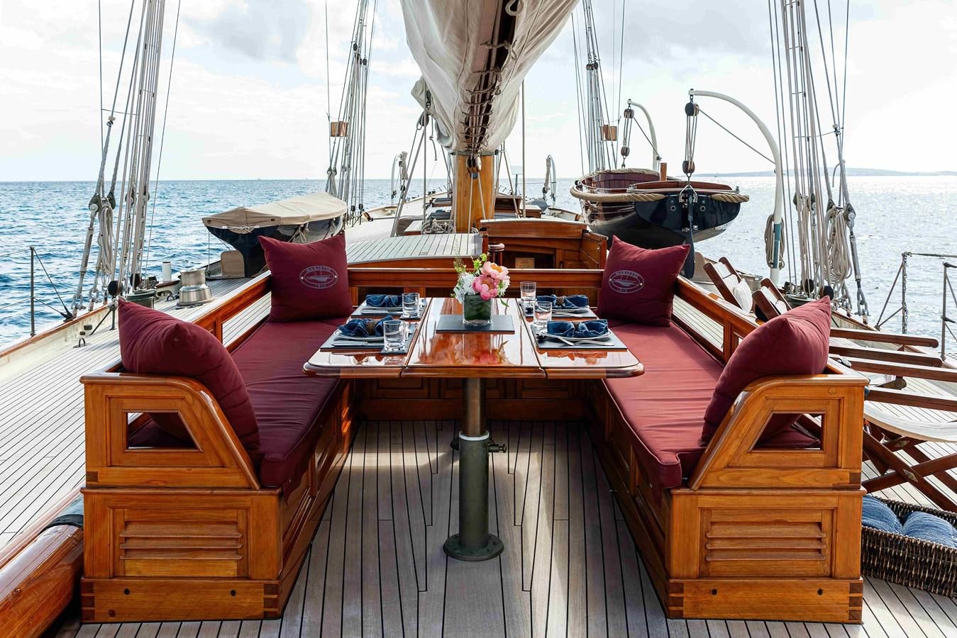 a boat on the water aboard MARIETTE OF 1915 Yacht for Sale
