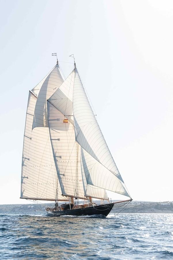 a sailboat on the water aboard MARIETTE OF 1915 Yacht for Sale