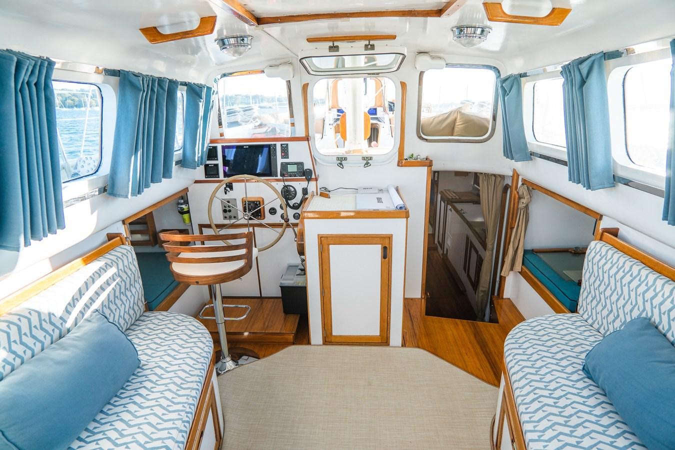 inside of a vehicle aboard PIAFFE Yacht for Sale