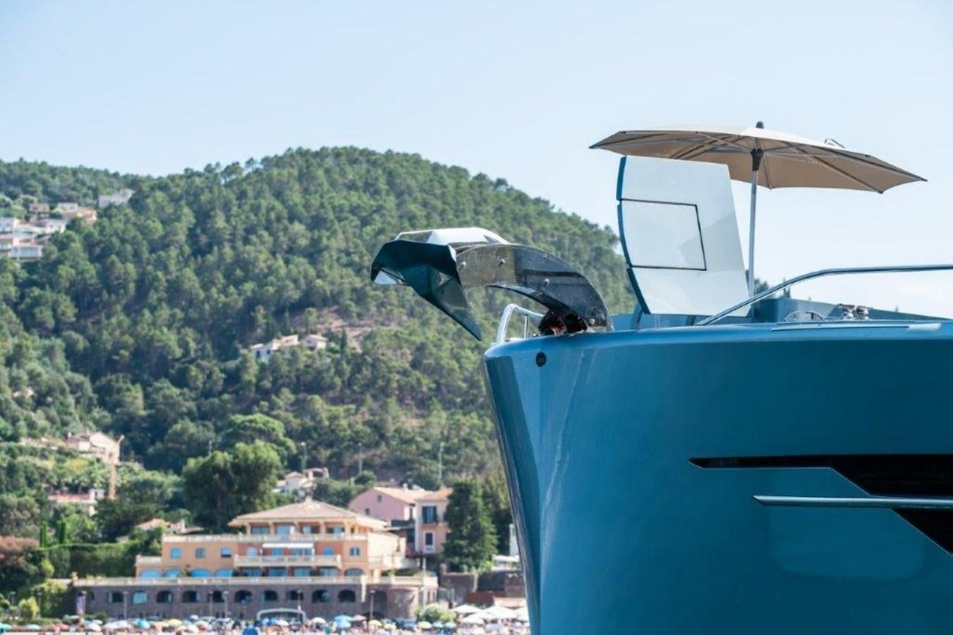 a plane is parked on a hill aboard ST. BARTH Yacht for Sale
