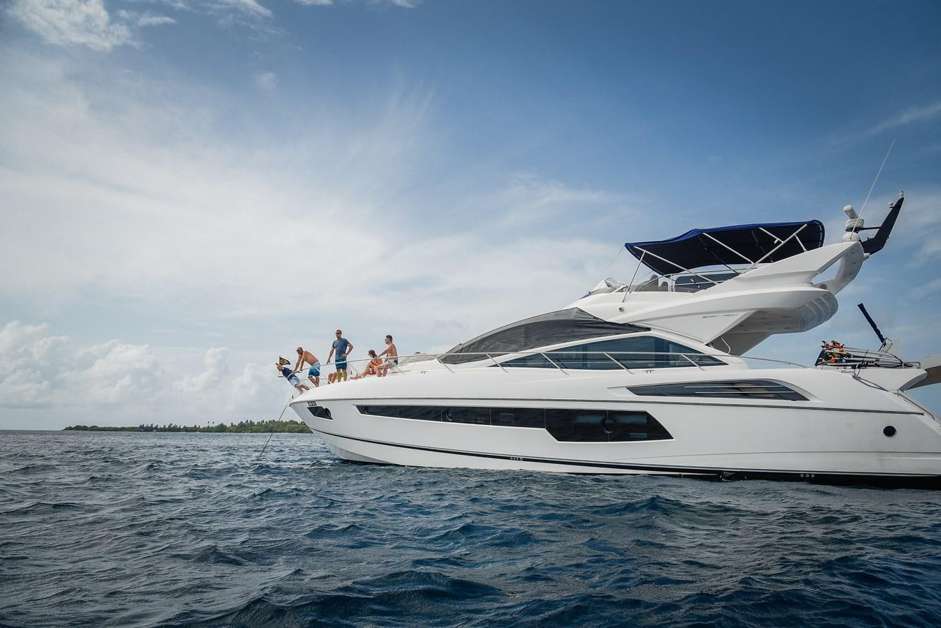 a boat on the water aboard ESCAPE Yacht for Sale