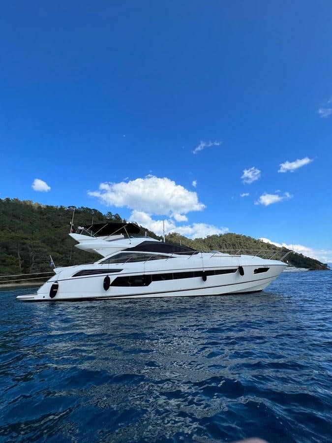 a boat in the water aboard ESCAPE Yacht for Sale