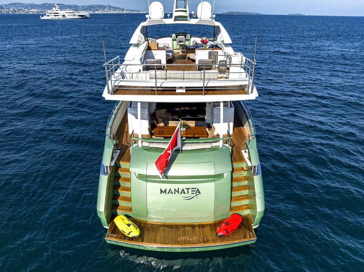 a boat on the water aboard MANATEA Yacht for Sale