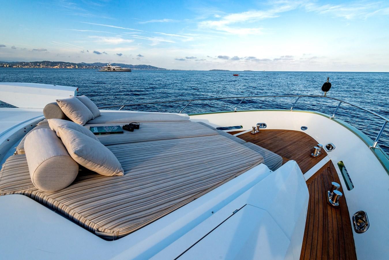 a boat on the water aboard MANATEA Yacht for Sale