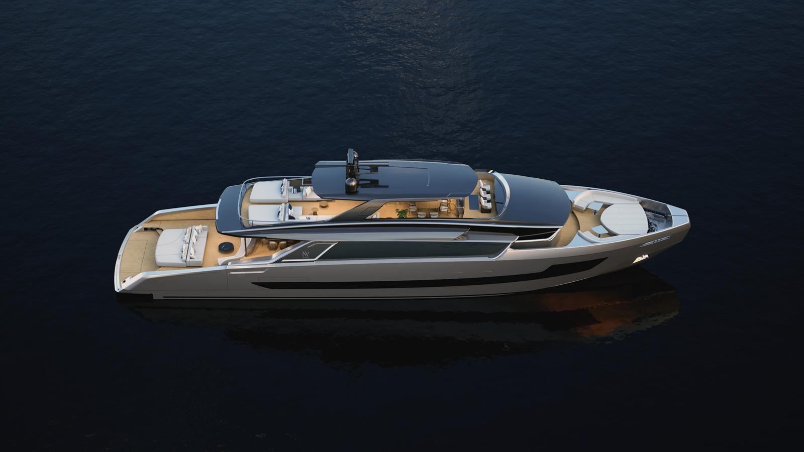 a boat on the water aboard ISA VIPER 120 Yacht for Sale