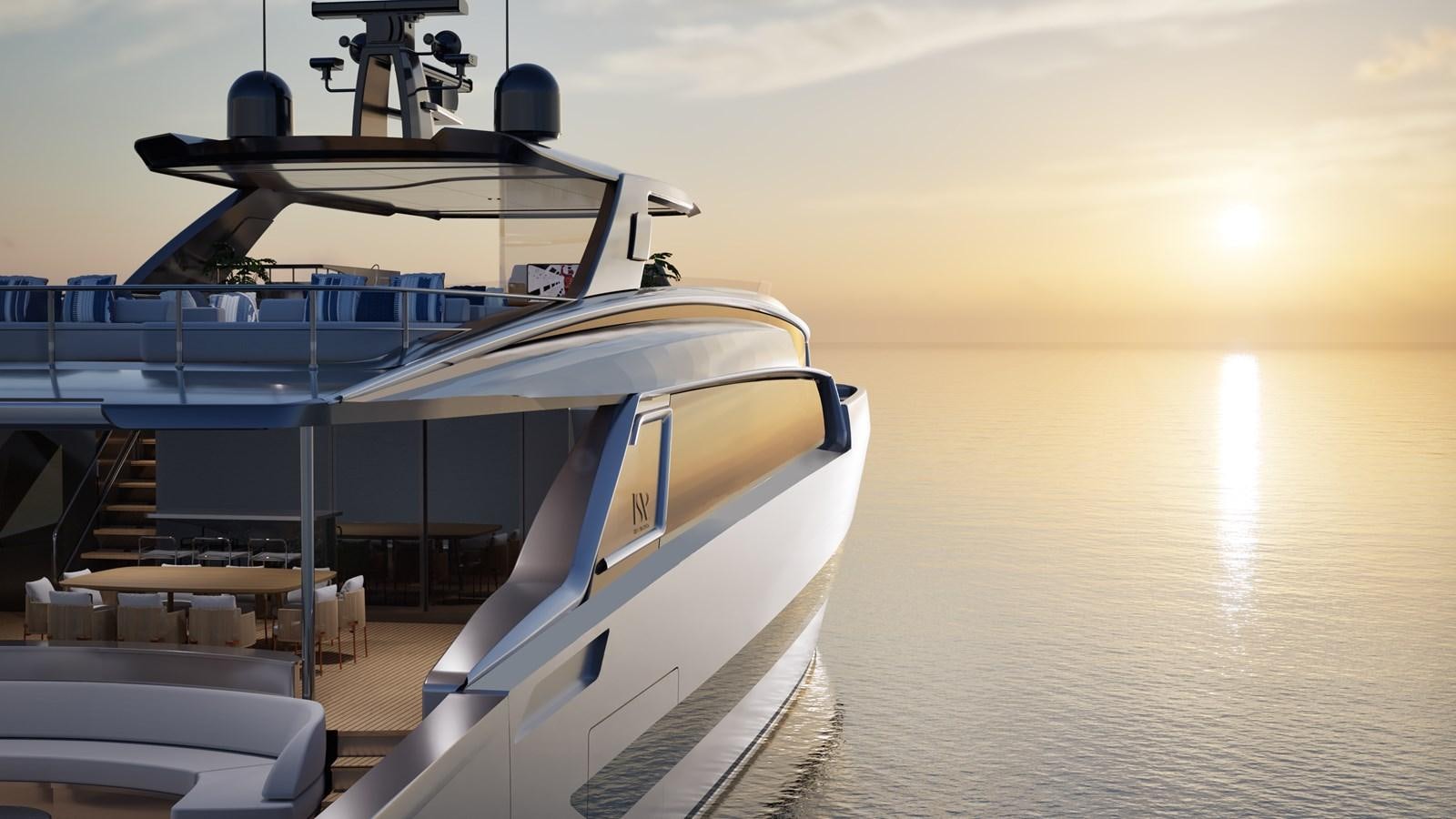 a boat on the water aboard ISA VIPER 120 Yacht for Sale