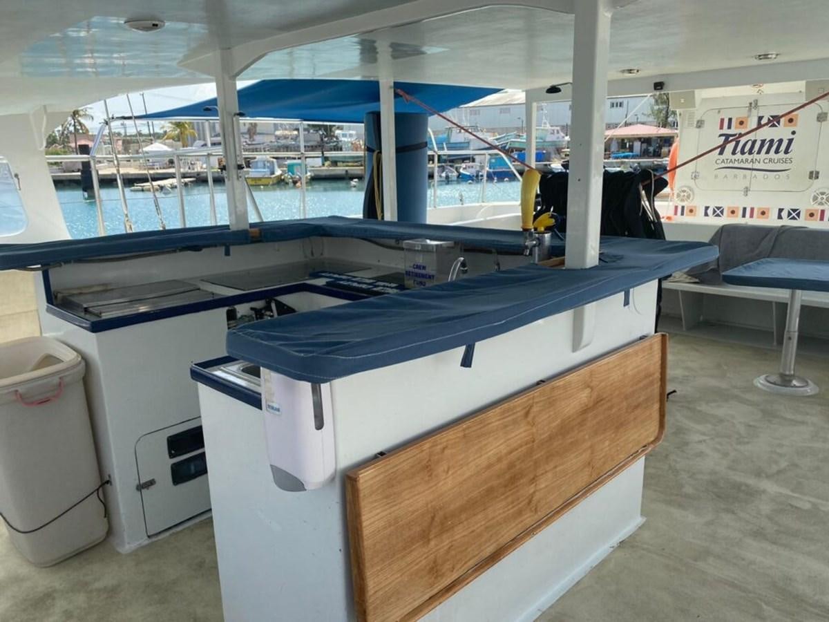 a large machine in a factory aboard 1996 GOLD COAST GC 70 Yacht for Sale