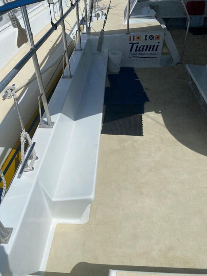 a white box with a black lid aboard 1996 GOLD COAST GC 70 Yacht for Sale