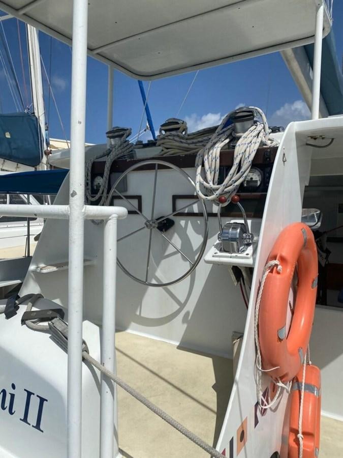 a large white machine with wires aboard 1996 GOLD COAST GC 70 Yacht for Sale