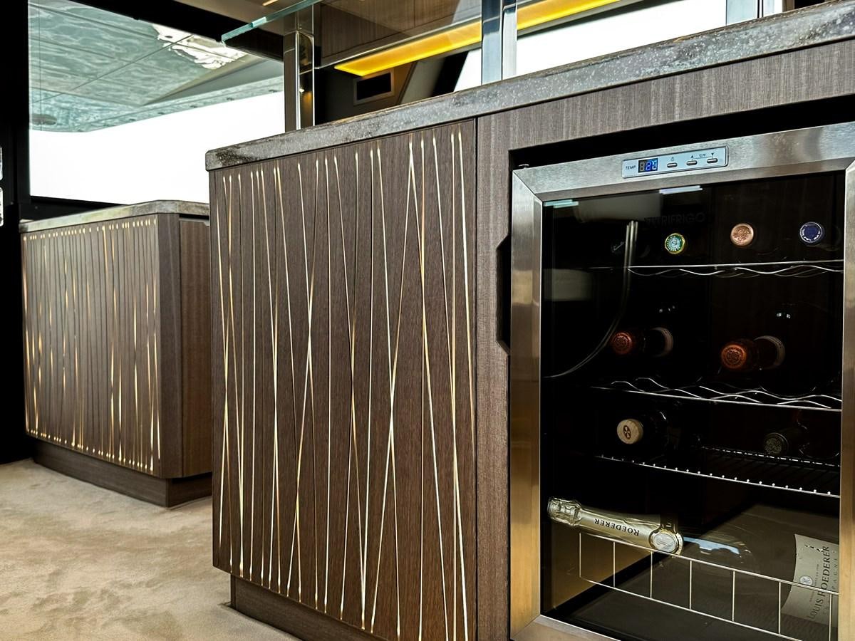 a large black machine aboard JANICE Yacht for Sale