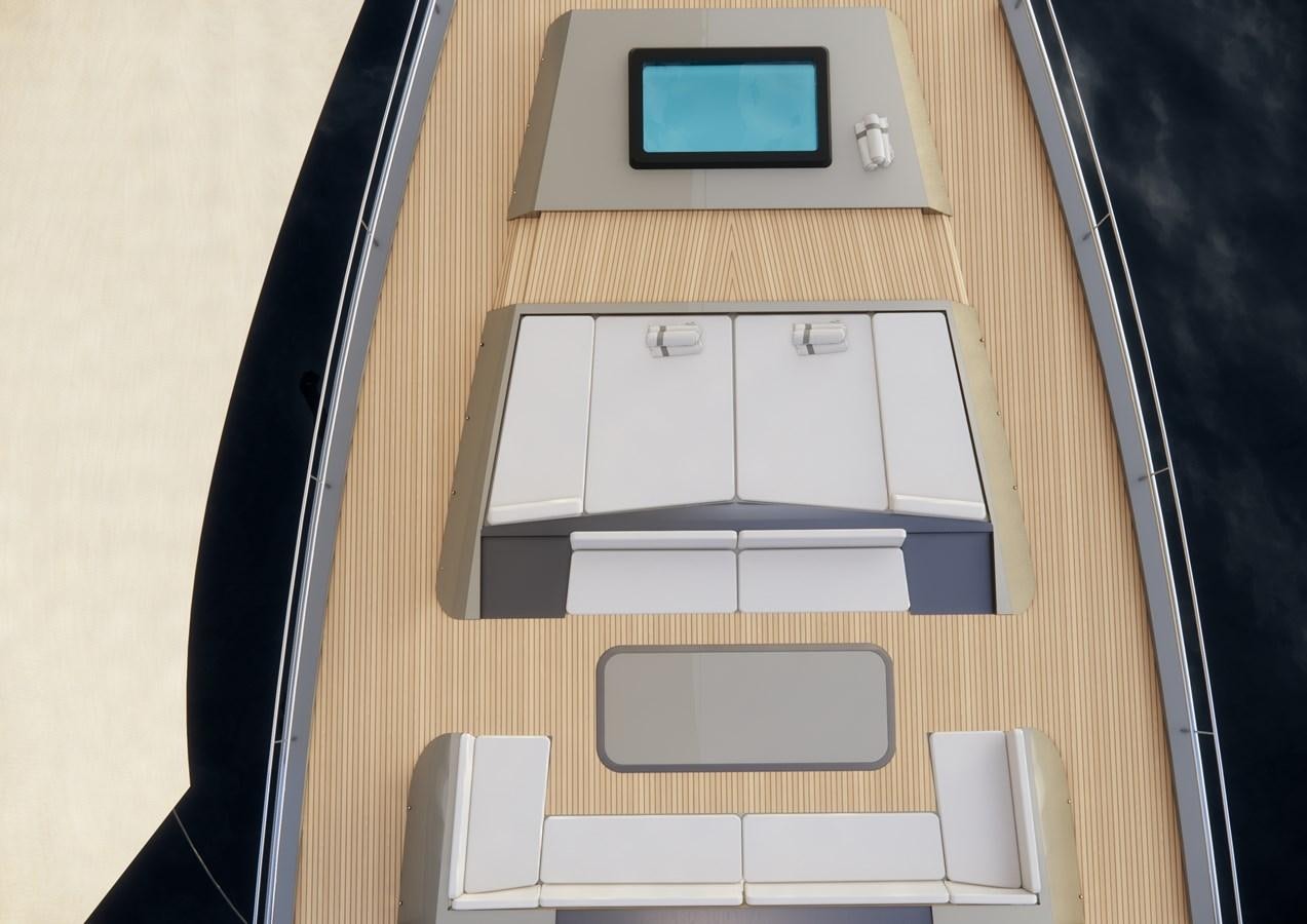 a computer tower with a screen aboard BOA KINGDOM Yacht for Sale