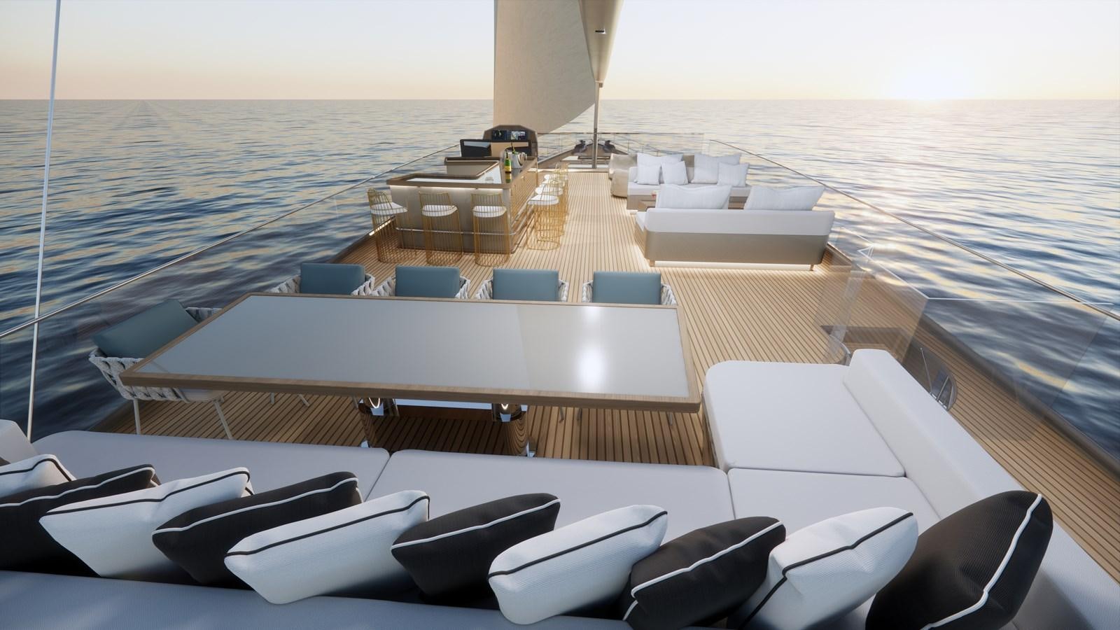 a boat on the water aboard BOA KINGDOM Yacht for Sale