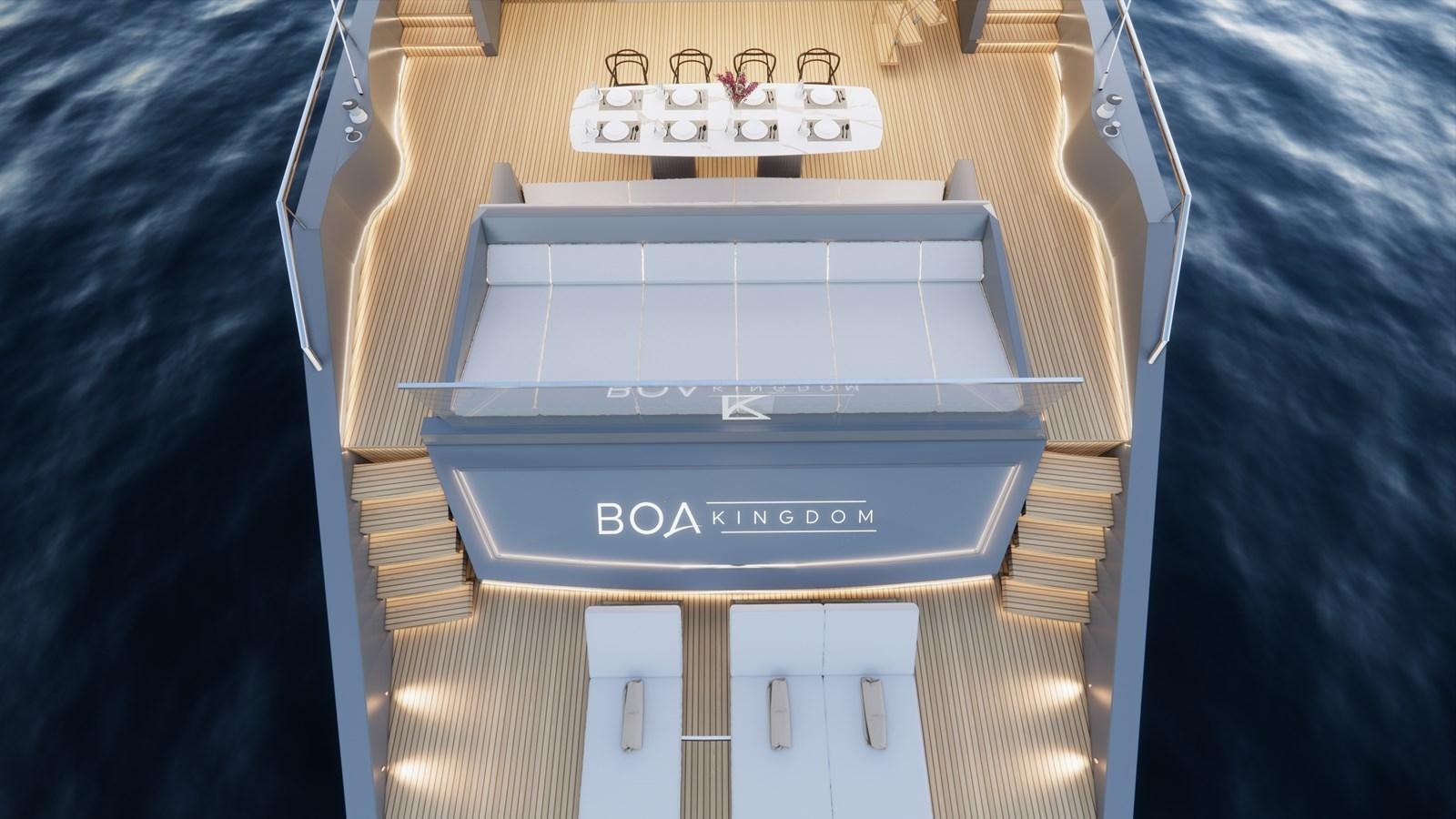 a box on a table aboard BOA KINGDOM Yacht for Sale