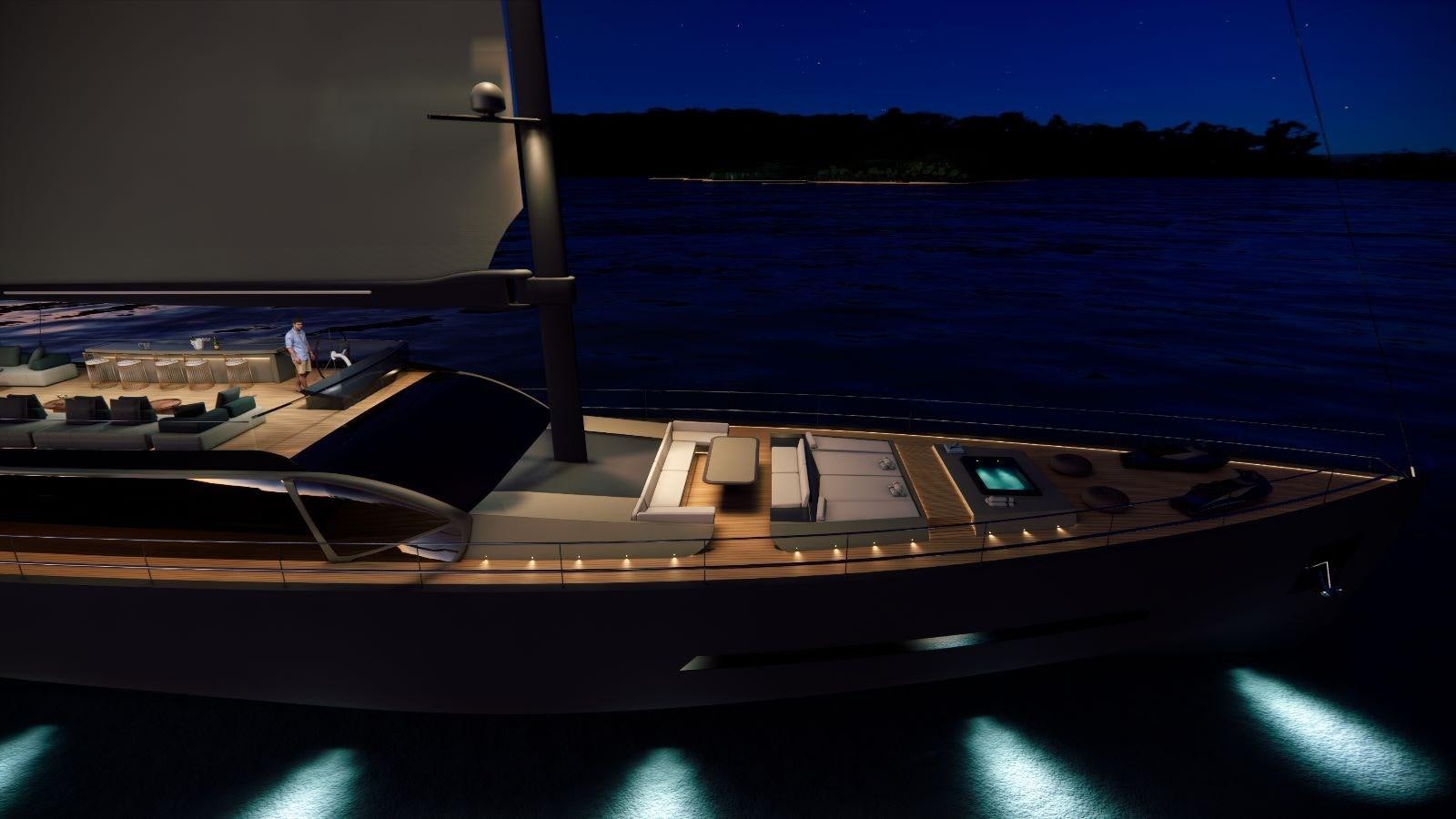 a computer keyboard and monitor aboard BOA KINGDOM Yacht for Sale