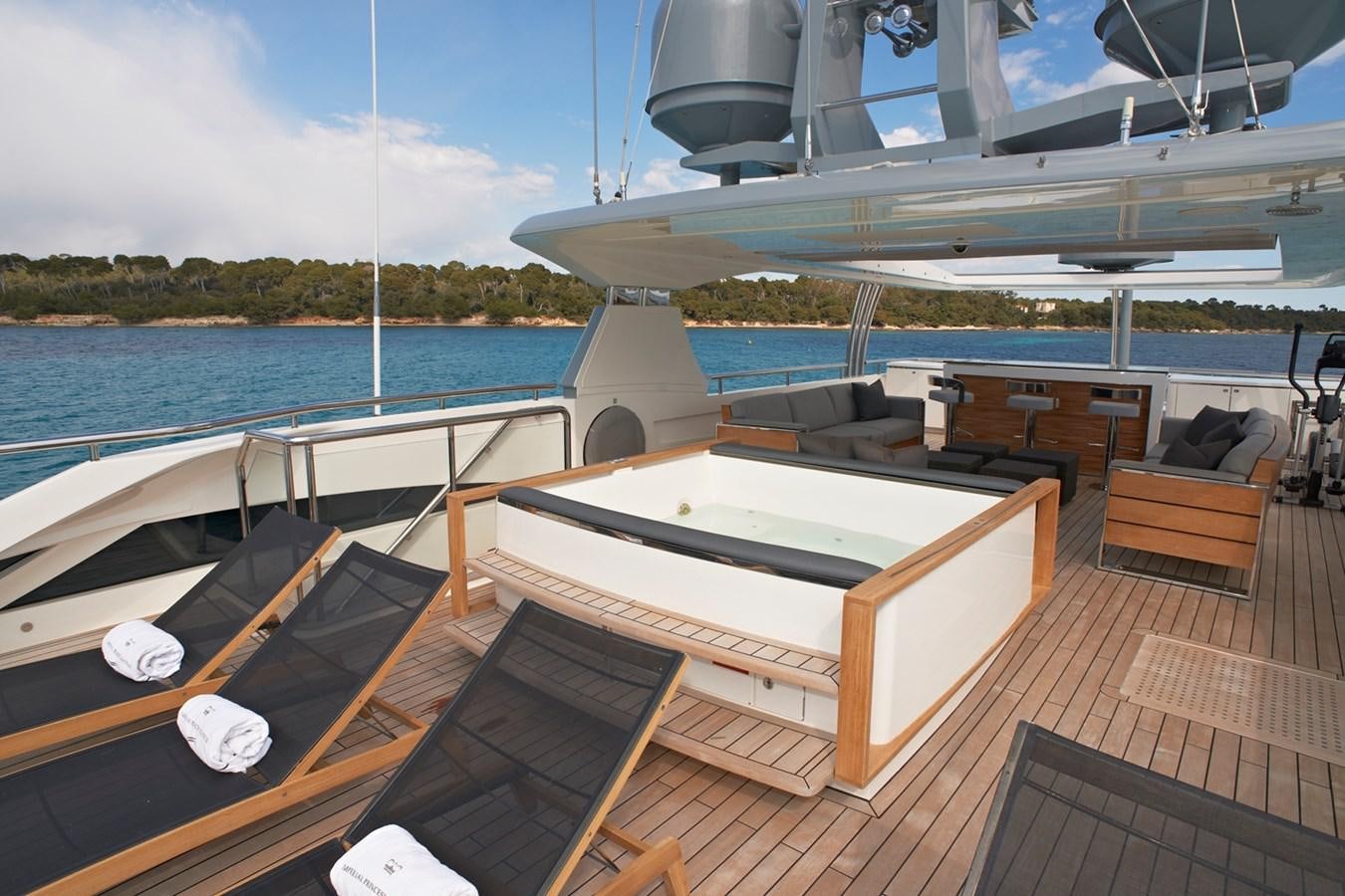 a boat on the water aboard IMPERIAL PRINCESS BEATRICE Yacht for Sale