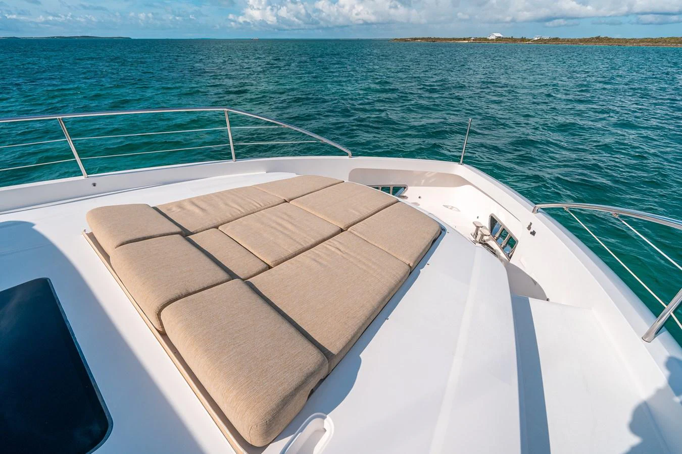 a boat on the water aboard MIDNIGHT MOON Yacht for Sale