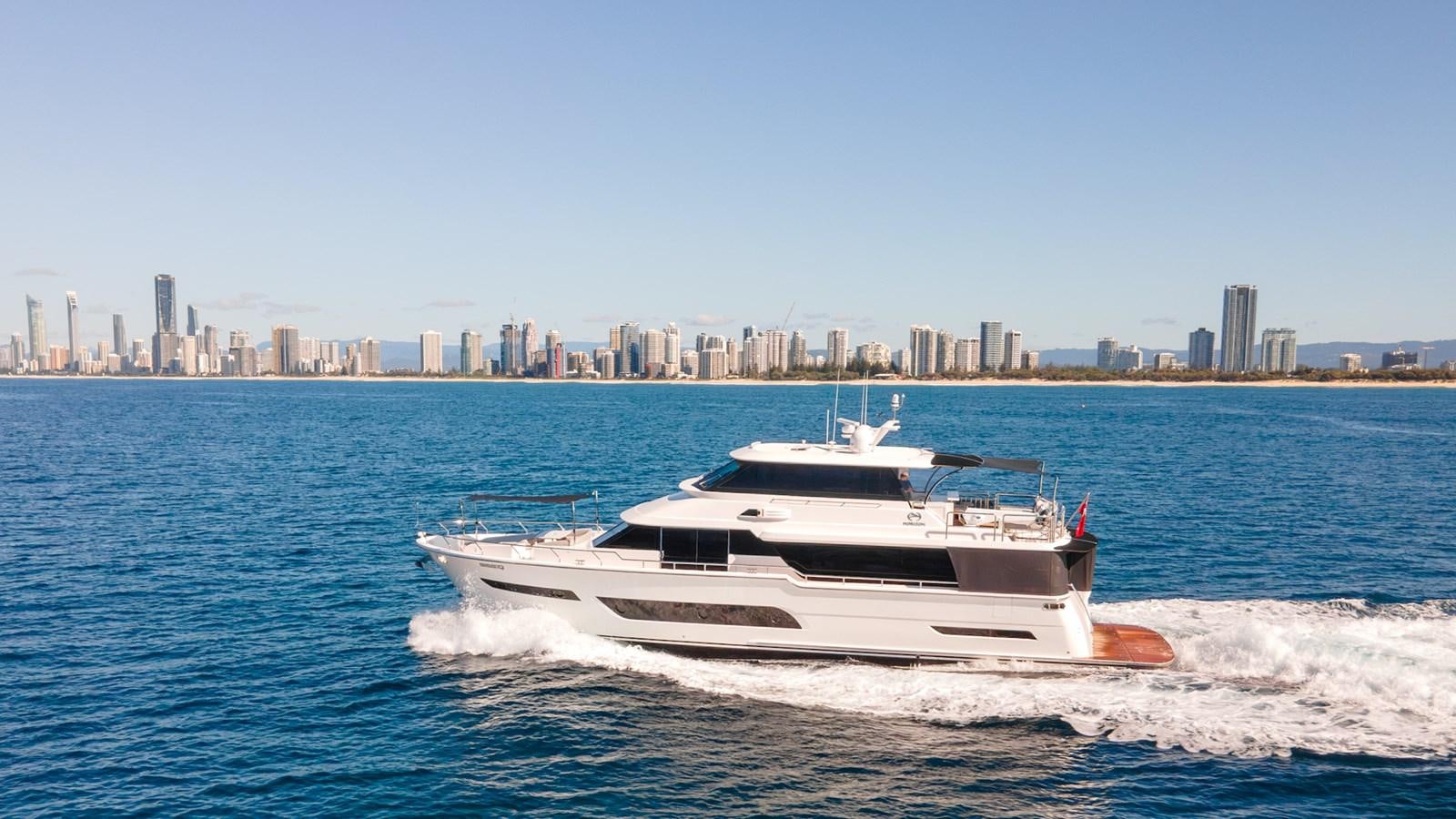 a boat on the water aboard LEGGERA Yacht for Sale