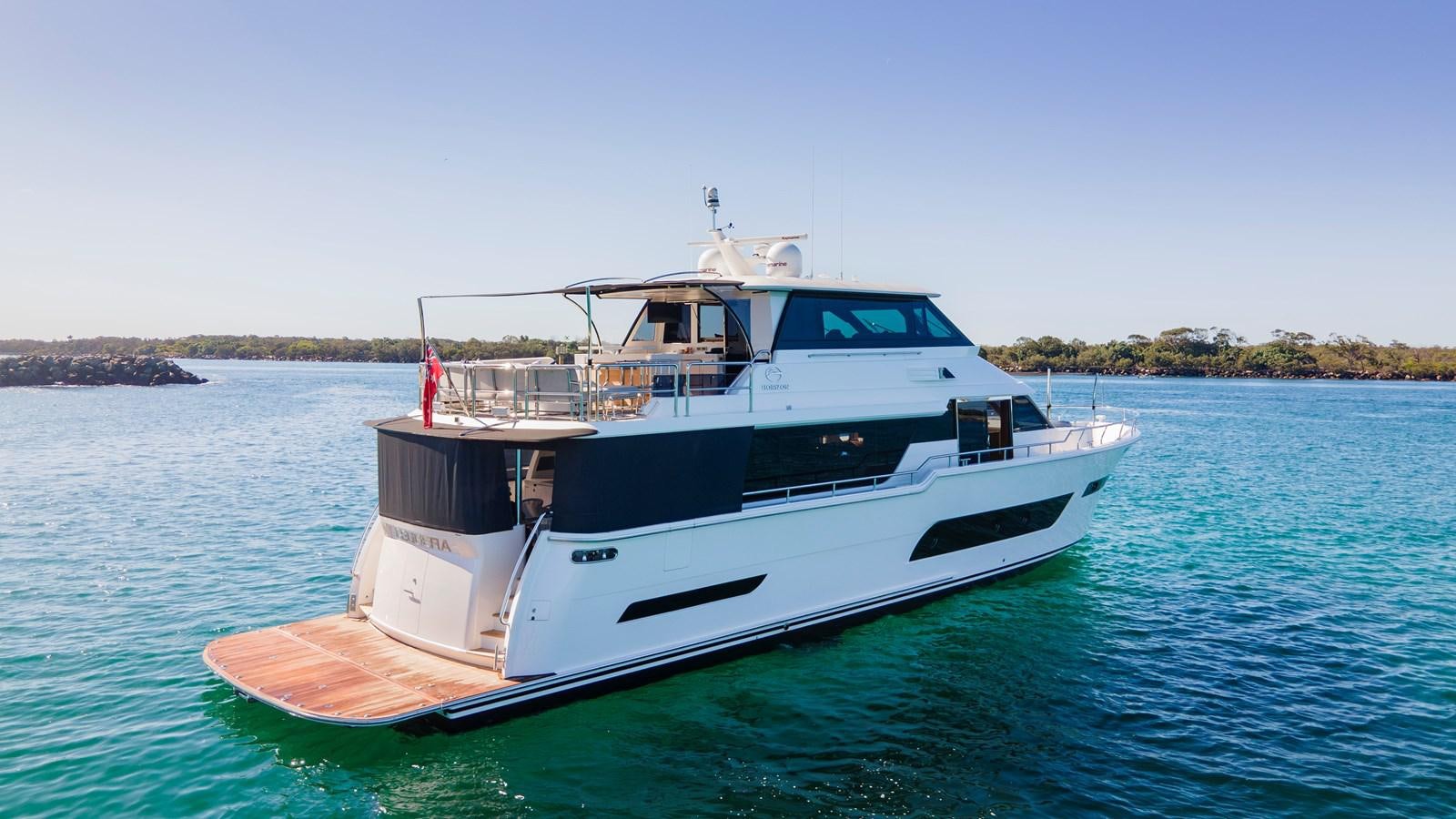 a boat in the water aboard LEGGERA Yacht for Sale