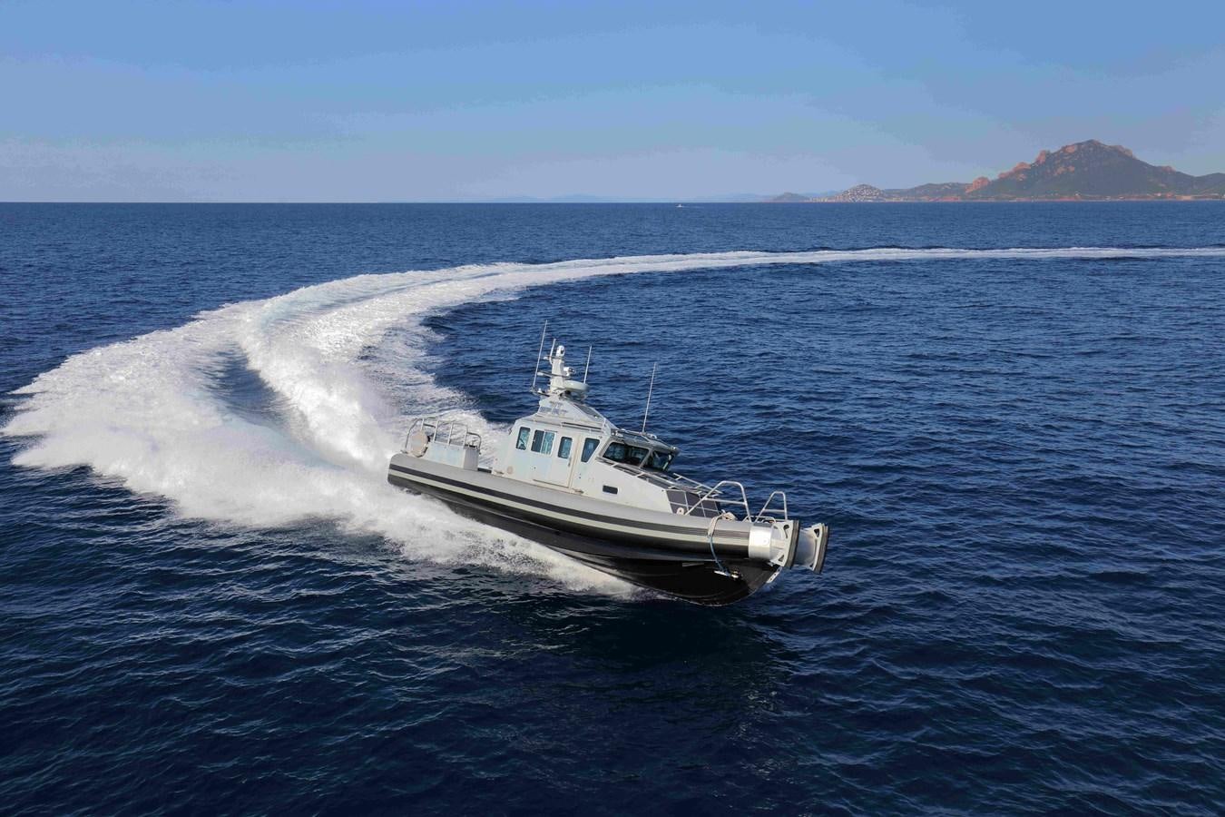a boat on the water aboard SPIRIT Yacht for Sale