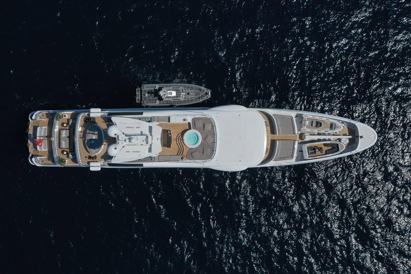 a gold and silver lighter aboard SPIRIT Yacht for Sale