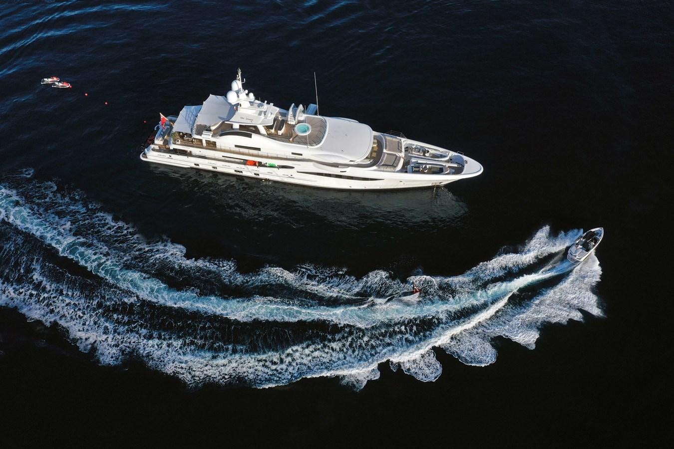 a ship in the water aboard SPIRIT Yacht for Sale