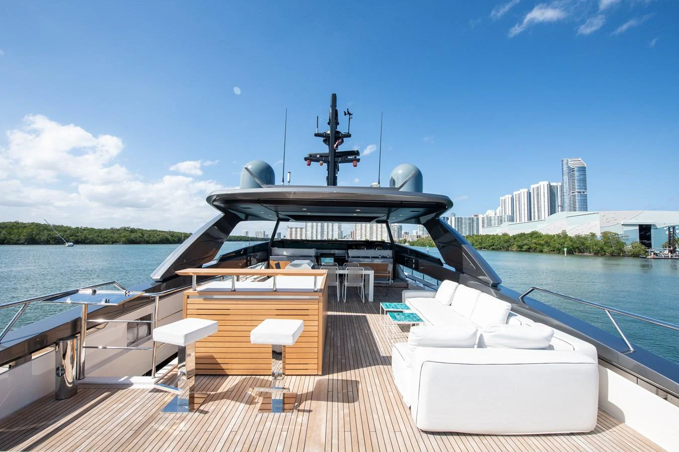 a boat on a body of water aboard OUR ALEPH Yacht for Sale