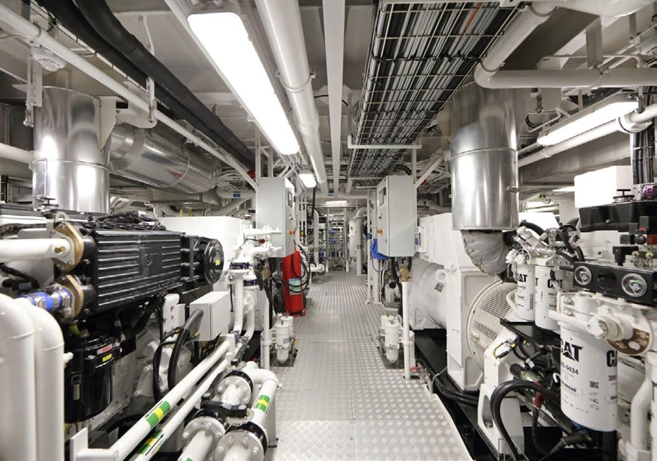 a room with machinery aboard YERSIN Yacht for Sale