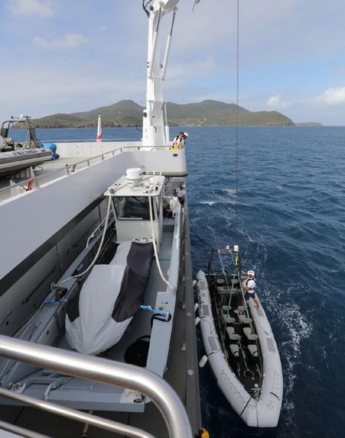 a boat on the water aboard YERSIN Yacht for Sale