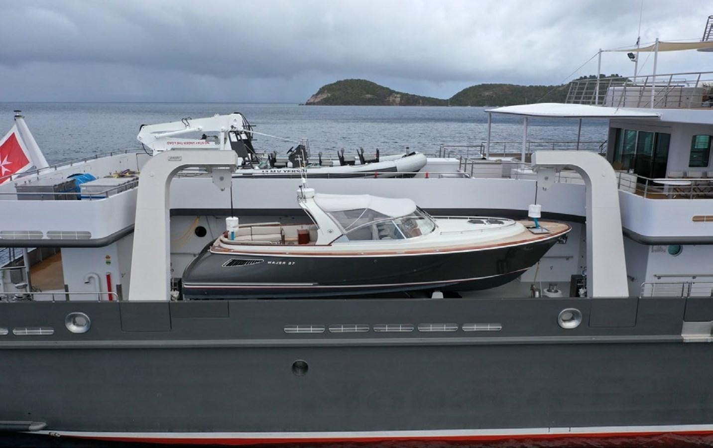 a boat on the water aboard YERSIN Yacht for Sale