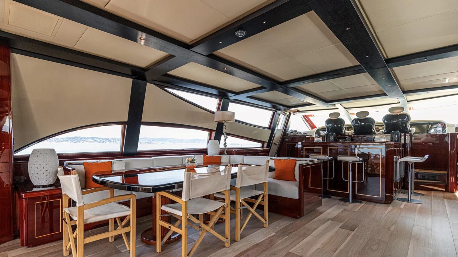 a boat on the water aboard SVEA Yacht for Sale