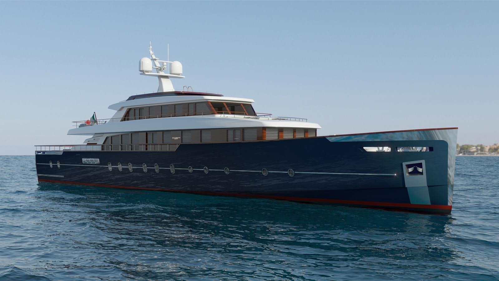 a large boat in the water aboard GENTLEMAN 55 Yacht for Sale