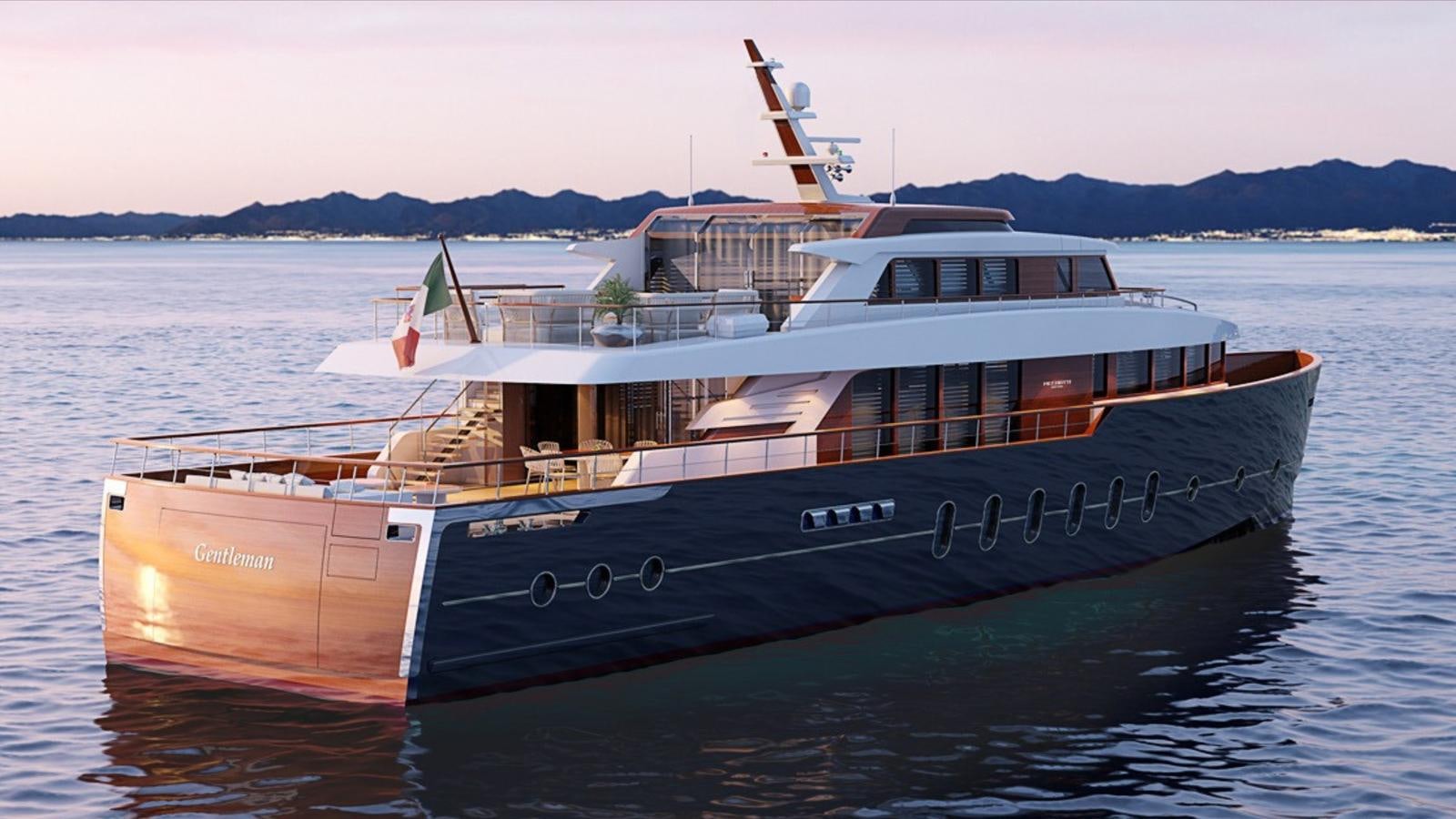 a boat on the water aboard GENTLEMAN 33 Yacht for Sale